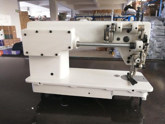 Steppstich-Nähmaschinen der hohen Leistungsfähigkeits-QS-0303 und unterer gehender Fuß für schwere Materialien