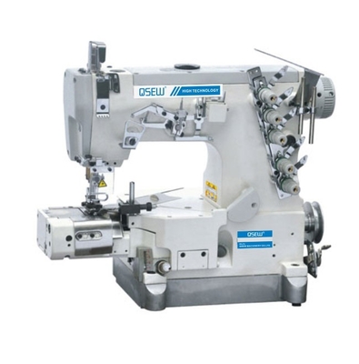 Schneider-Verriegelungshochgeschwindigkeitsindustrienähmaschine des QS-600D-35YD-UT Zylinderbettdirektantriebselbsttrimmers rechte