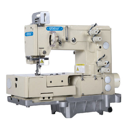 QS-1302-4W 1 oder 2 picotting Nähmaschineindustrienähmaschine des Nadelflachbettdoppelkettestiches