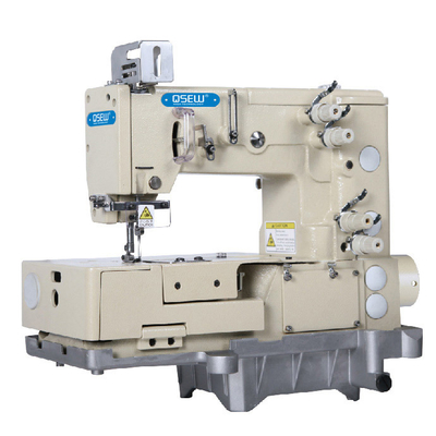 QS-1302-4W 1 oder 2 picotting Nähmaschineindustrienähmaschine des Nadelflachbettdoppelkettestiches